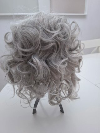 Peluca Kanekalon Gris Nueva