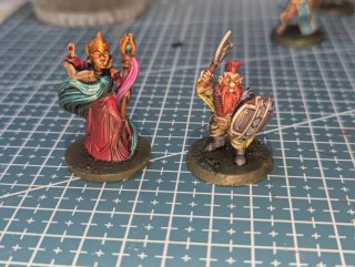 Miniaturas pintadas para juegos de mesa