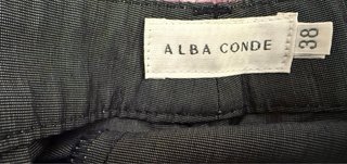 Traje de mujer Alba Conde gris con brillo
