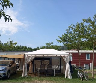 Pérgola Aluminio Zeus Beige 300x400cm