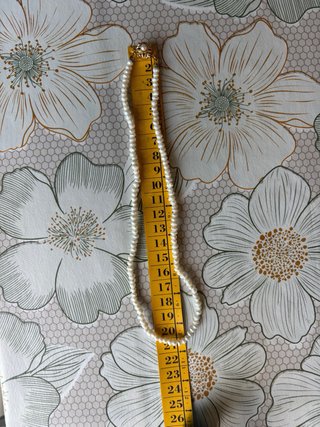 Collana vintage perle di fiume naturali