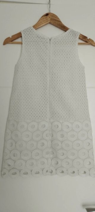 Vestido blanco Mayoral T10