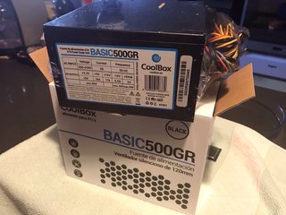 Fuente Alimentación CoolBox 500W 12x12cm