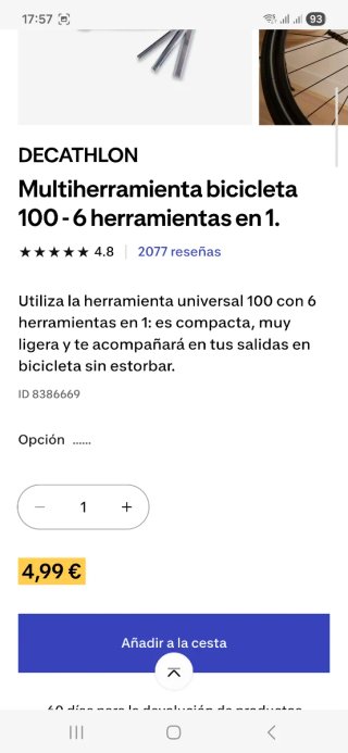 Multiherramienta Decathlon 6 en 1 NUEVA