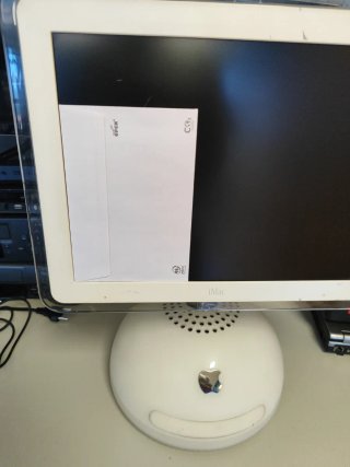 Imac G4 PowerPC Lamparita Apple Blanco