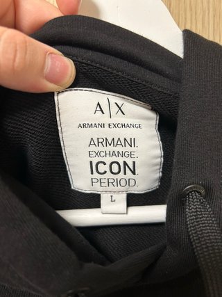 Felpa Armani Exchange AX Nera