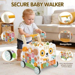 Andador Bebé Madera Montessori Ajustable