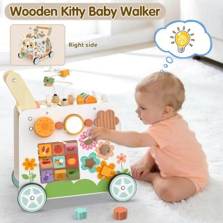 Andador Bebé Madera Montessori Ajustable