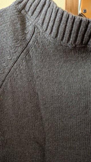 Jersey de punto manga corta gris Talla M
