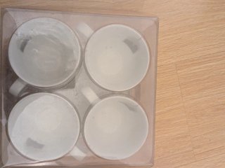 Juego de 4 tazas de té