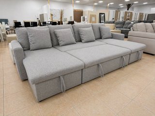 sofá cama doble chaiselongue + arcon 285cm