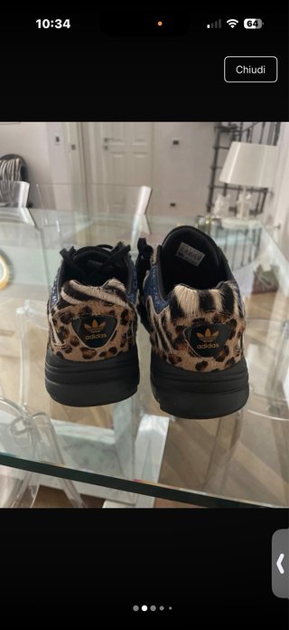 Scarpe Adidas Falcon Leopardate e Zebrate