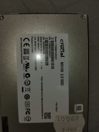 Disco Duro SSD Crucial 2.5 Pulgadas