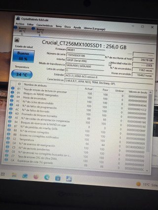 Disco Duro SSD Crucial 2.5 Pulgadas