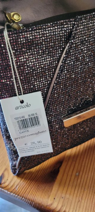 Pochette Coveri Collection oro/marrone