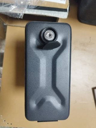 Bolsa trasera moto negra