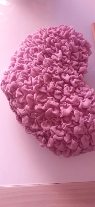 Set bacheca beige  + cuscino cuore rosa