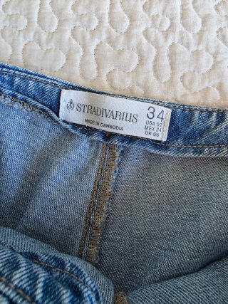 Falda pantalón vaquera cruzada