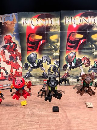 Bionicle Turaga + Bohrok Va