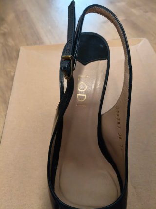 Zapatos Lodi Azul Charol Talla 38