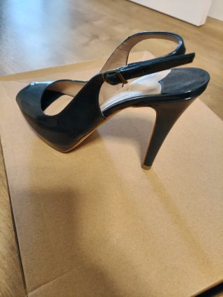 Zapatos Lodi Azul Charol Talla 38