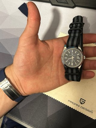 Pagani Design PD1645 Reloj Azul y Plateado