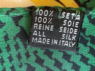 Foulard Pierre Balmain Seta Vintage Gioielli