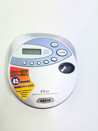Discman Sanyo Portátil Anti-skip 45s