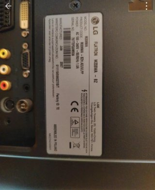 Monitor LG Flatron M208WA 20 TV