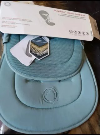 capota y colchoneta azul vapor Bugaboo bee5 Nuevo
