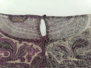 Camisa seda Massimo Dutti estampado paisley