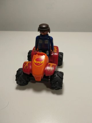 Playmobil Ladrón con Coche y Barco