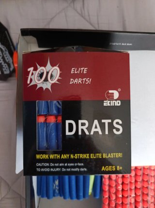 +250 Dardos para NERF