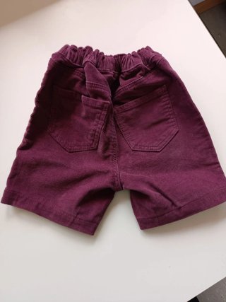 Pantalón pana niña morado