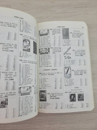 CATÁLOGO FILATÉLICO VINTAGE