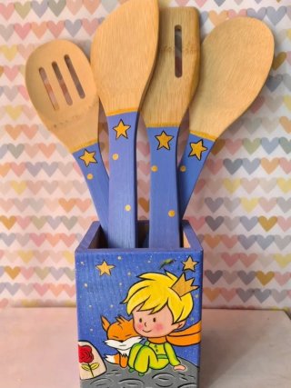 Set di cucchiai in legno Il Piccolo Principe