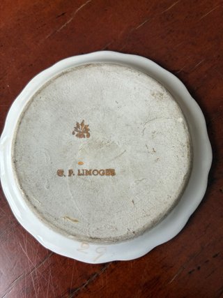Platillo Antiguo Porcelana G.P. Limoges 2924-1932