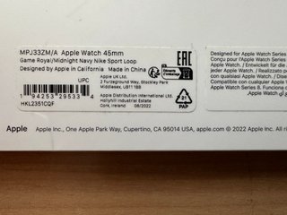 Apple Watch X Nike 45mm Game Royal/Navy Sport Loop