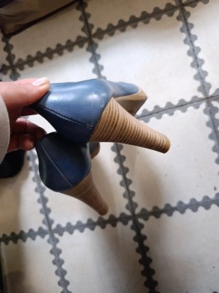 Zapatos Patricia Miller azul talla 37