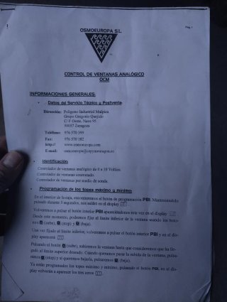 Motor automático de ventanas para granjas osmoeur