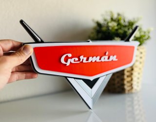 Letreros personalizables estilo Cars Disney