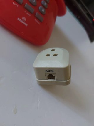 Telefono Fisso Brondi Sirio Rosso Vintage