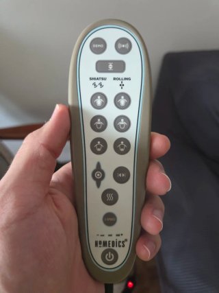 Respaldo sillón masaje espalda shiatsu