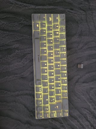 Teclado Mecánico Tempest K20 Blanco