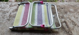 Silla de playa baja multicolor