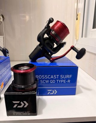 2 Carretes Pesca Daiwa Crosscast Surf 35 SCW QD