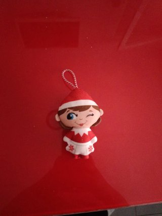 Peluche Navidad Muñeca Elfa