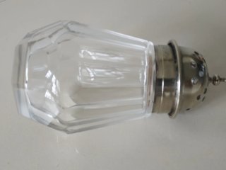 Dispensador vintage cristal y metal