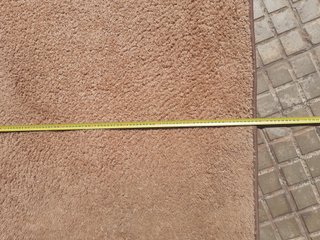 Alfombra grande beige 298x198 cm