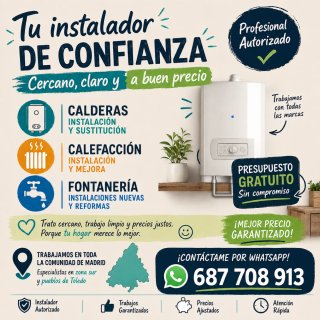 Instalador Autorizado Calderas y Fontanería